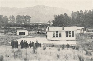 Opening day of school on new site 1929