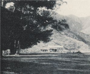 The shearing shed that later became the Koraunui Hall 